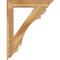 Ekena Millwork Olympic Traditional Rough Sawn Bracket w/ Offset Brace, Western Red Cedar, 6"W x 28"D x 36"H BKT0604X28X36OLY01RWR - alternate 3
